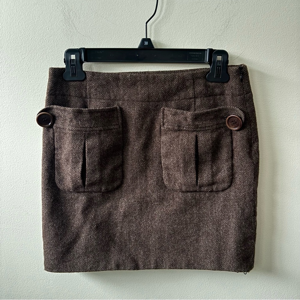 Max Studio Tweed Mini Skirt